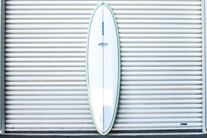 6'8" Matrix Midlength Surfboard Sage Resin Tint with Gloss Polish (Poly)
