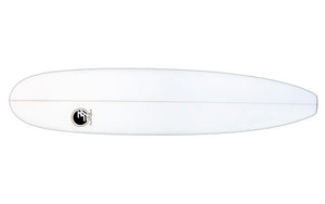 8' Poly  Blue Resin Tint Ultimate Perfomance Longboard Shape