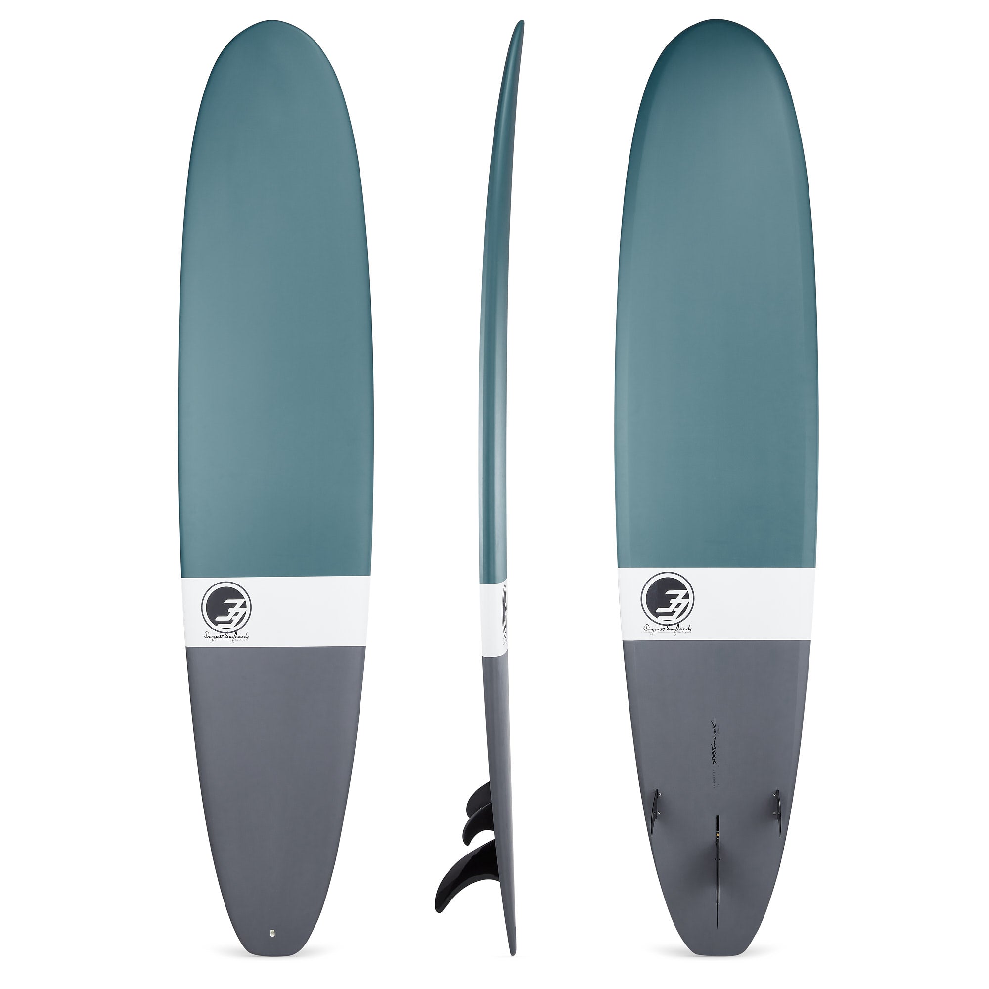 9'6" Ultimate Longboard Surfboard Blue Dip (Epoxy) Degree Surfboards