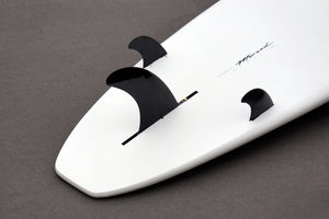9' Ultimate Longboard Surfboard Teal Chevron (Epoxy)