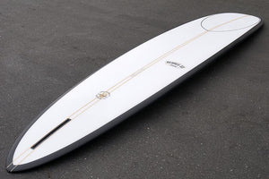 9'2" Wedge Noserider Black Rail Longboard Surfboard (Poly)